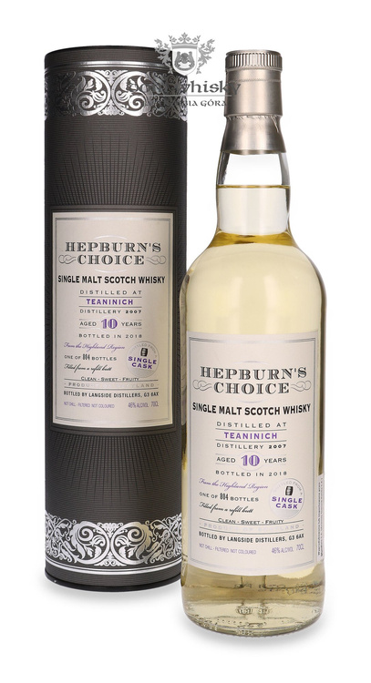 Teaninich 10-letni (D.2007, B.2018) Hepburn's Choice / 46%/ 0,7l