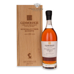 Glenmorangie 25-letni Sonoma-Cutrer Reserve / Wooden Box / 50,4%/ 0,7l
