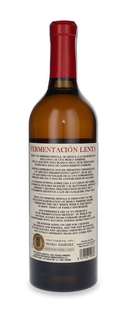Ximenez Spinola Fermentacion Lenta 2018 / 14% / 0,75l