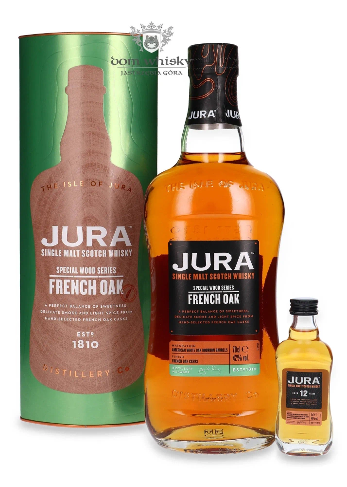 Jura French Oak Special Wood Series / 42% / 0.7l + Jura 12YO miniature / 40% / 0.05l