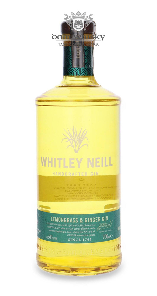 Whitley Neill Lemongrass & Ginger Gin / 43%/ 0,7l
