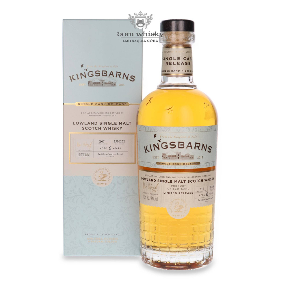 Kingsbarns Single Cask Release 6-letni / 60,1% / 0,7l