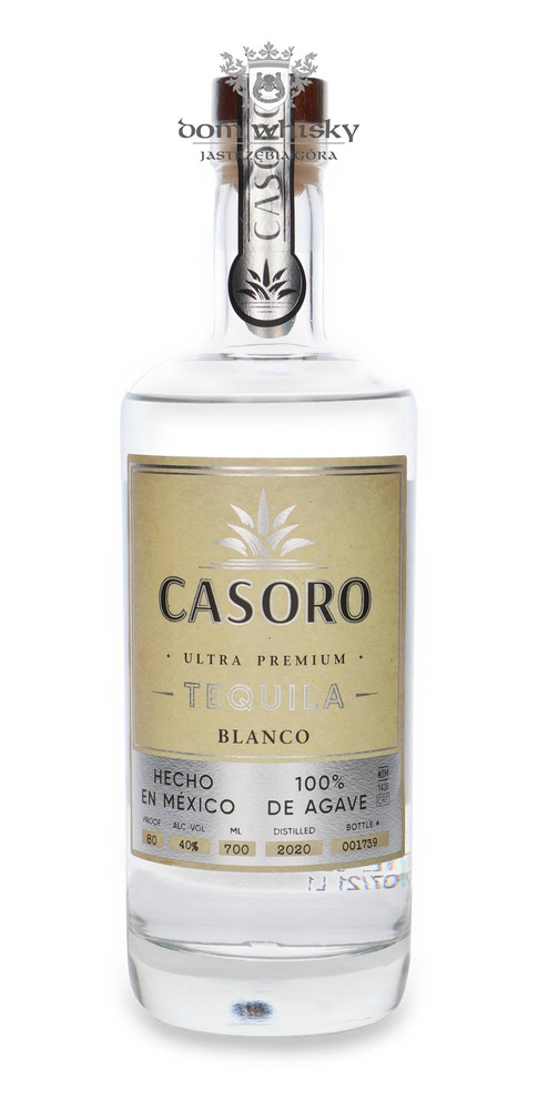 Tequila Casoro Blanco 100% Agave / 40% / 0,7l