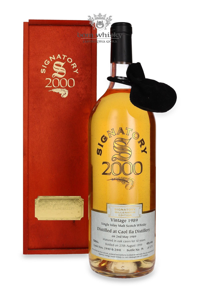 Caol Ila 10-year-old (D.1989, B.1999) Millennium Edition Signatory Vintage /43%/ 1.5l