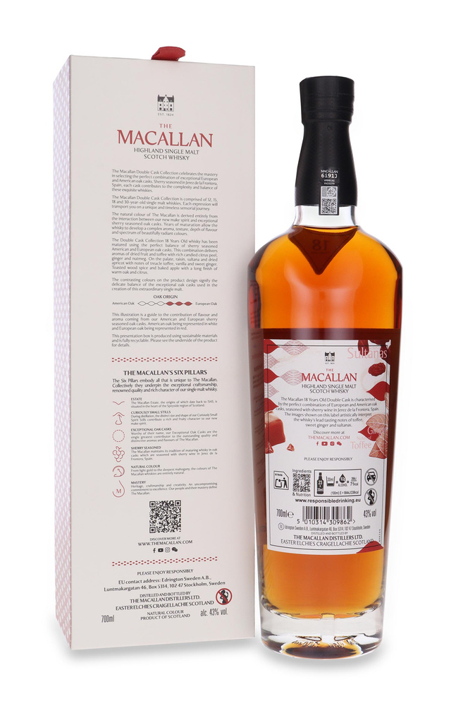 The Macallan 18-letni Double Cask (2025 Release) / 43%/ 0,7l	