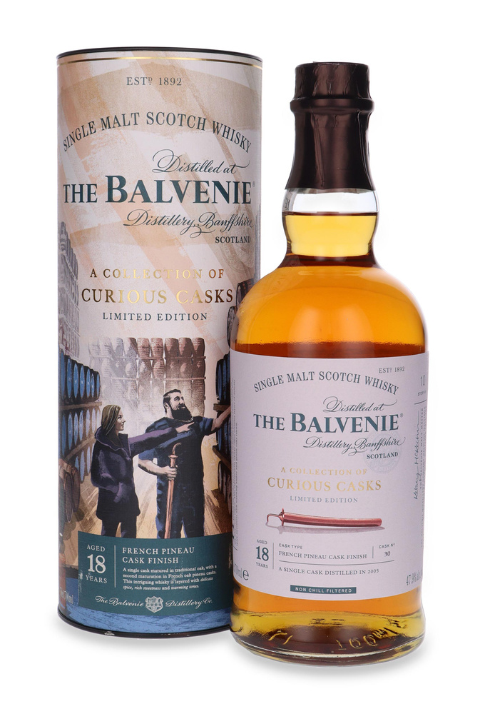 Balvenie 18-letni Collection Of Curious Casks French Pineau Cask Finish Limited Edition / 47,9%/ 0,7l 