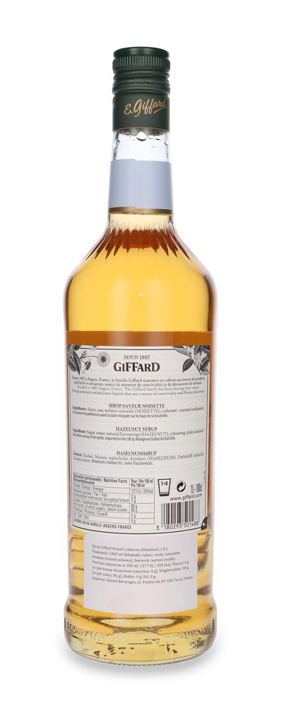Giffard Hazelnut bar syrup / 1l