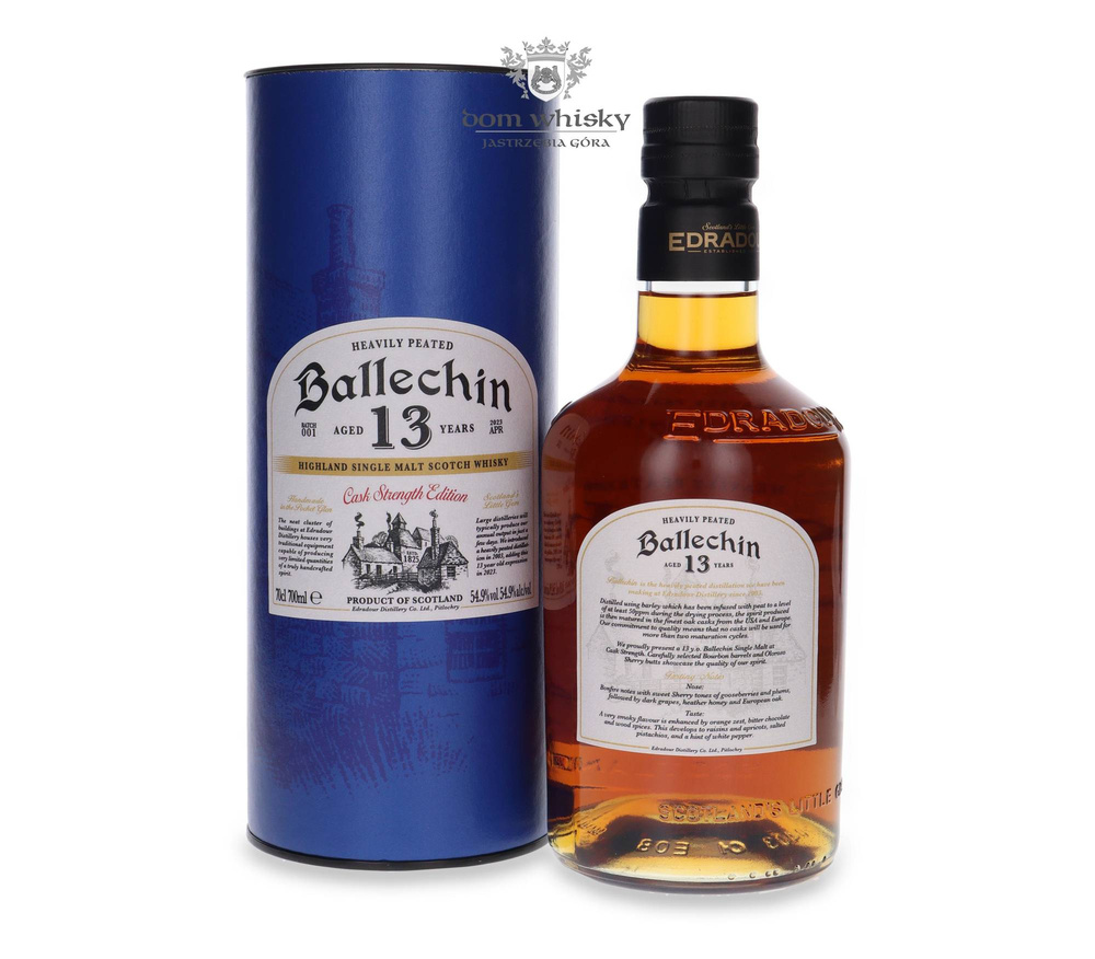 Edradour Ballechin 13-letni (2023 Release) Batch # 001 / 54,9% / 0,7l