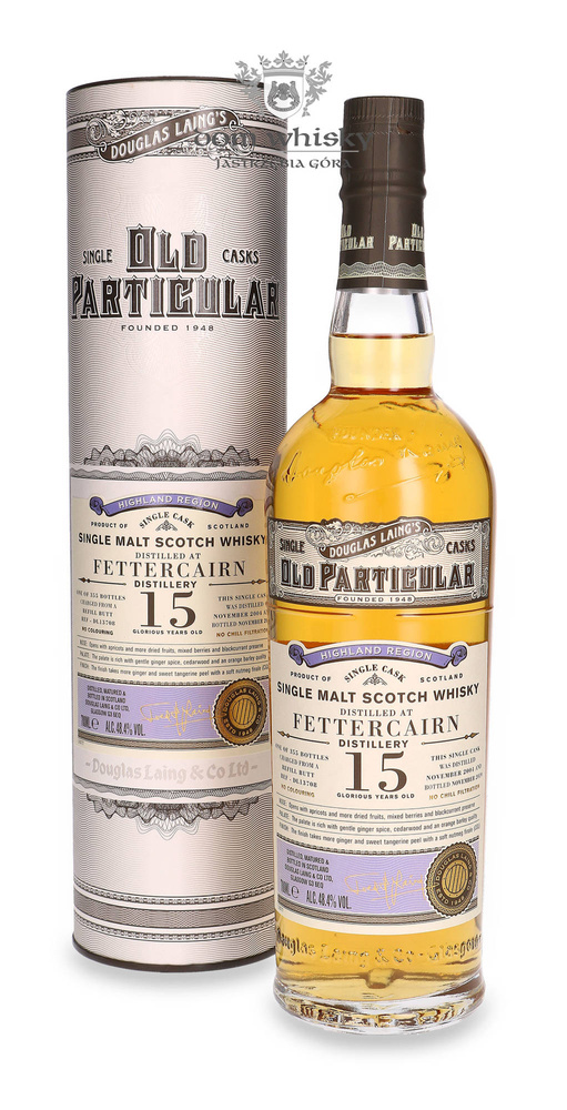 Fettercairn 15-year-old, (D.2004 B.2019) Douglas Laing's Old Particular / 48.4%%/ 0.7l