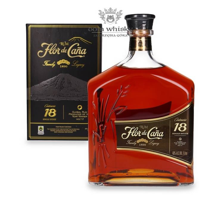 Flor de Cana Centenario 18-letni Family Legacy / 40% / 1,0l