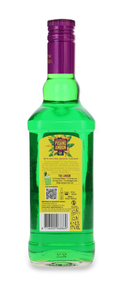 Pisang Ambon Green Banana / 17% / 0,7l