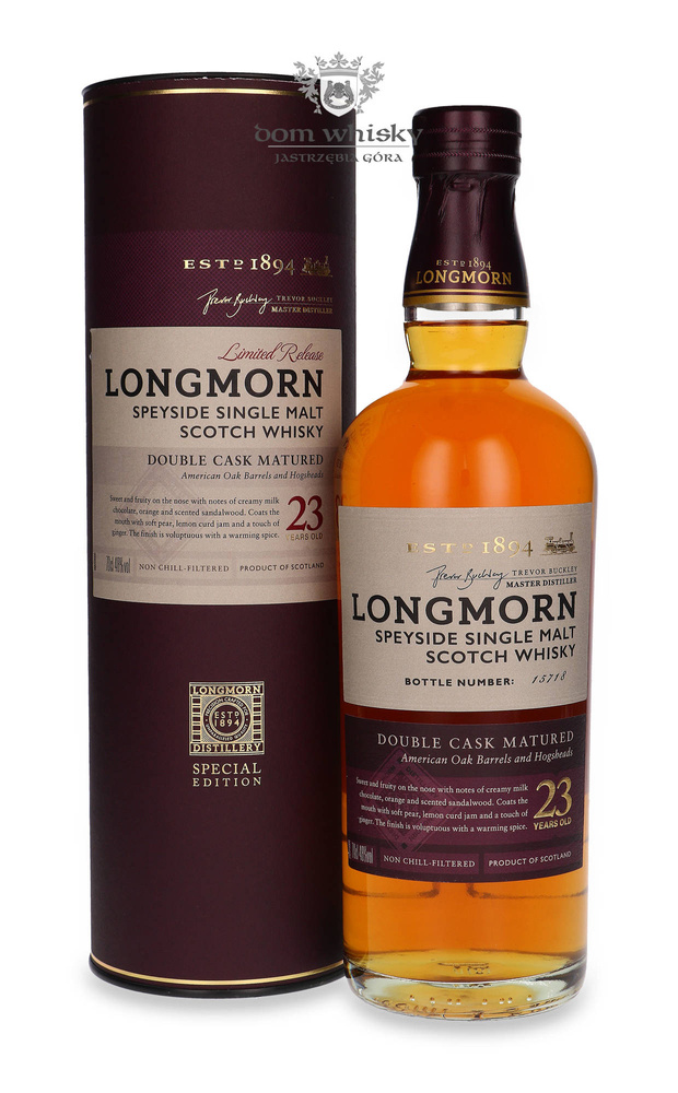 Longmorn 23-year-old Double Cask Matured / 48% / 0.7l
