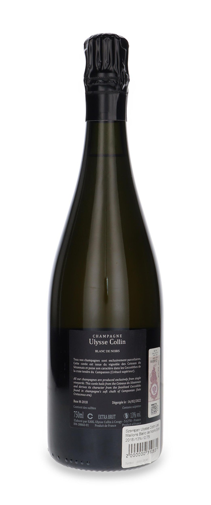 Ulysse Collin Les Maillons Blanc de Noirs Extra Champagne 2018 / 13% / 0.75 L
