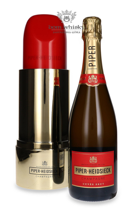 Szampan Piper-Heidsieck Cuvee Brut Lipstick Edition / 12% / 0,75l + stoper w prezencie