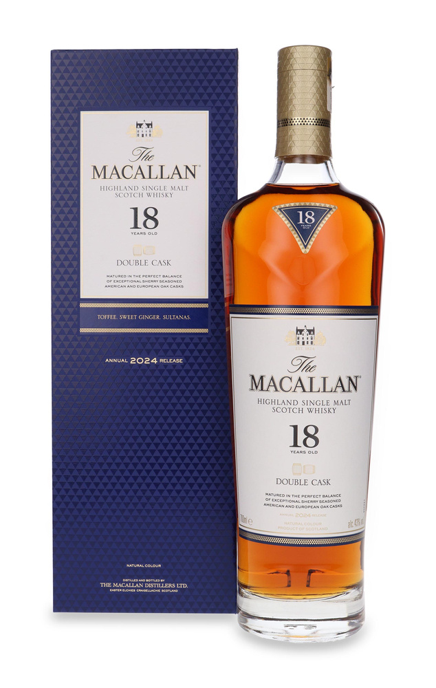 The Macallan 18 Year Old Double Cask (2024 Release) / 43%/ 0.7l