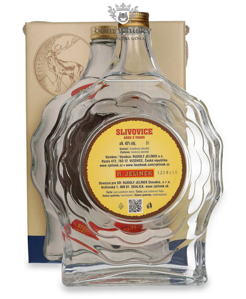 Jelinek Vodka Plum Brandy 3 years / 45% / 3.0l