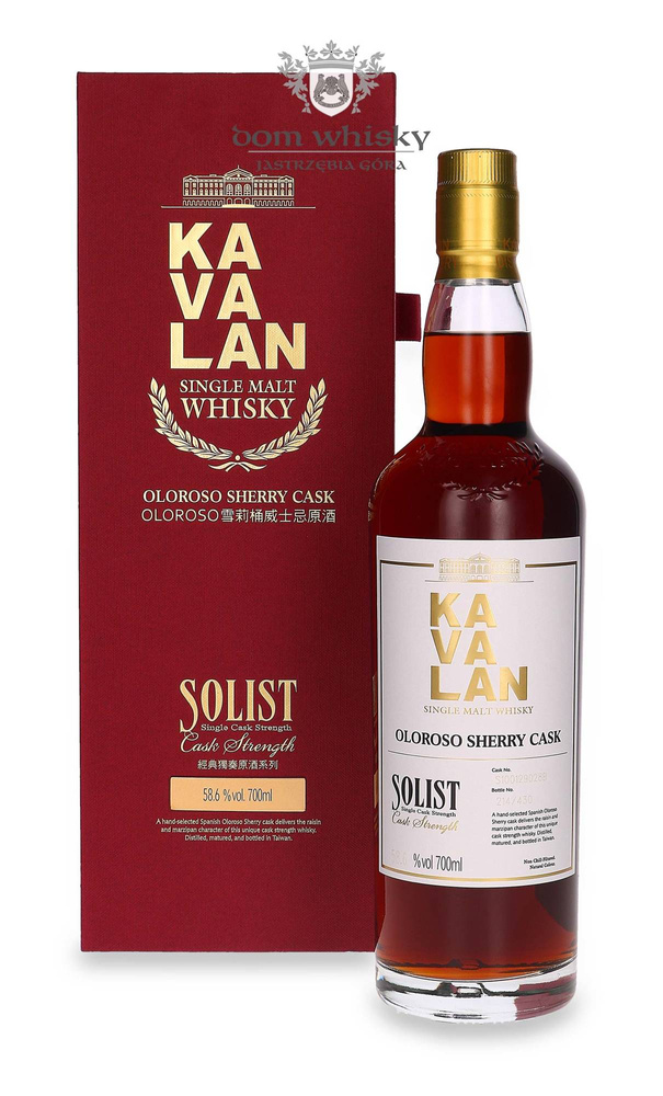 Kavalan Solist Oloroso Sherry Cask / 58,6%/ 0,7l