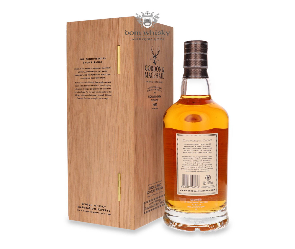 Highland Park 32-year-old (D.1989, B.2021) Gordon &amp; MacPhail, Connoisseurs Choice / 51.9% / 0.7l