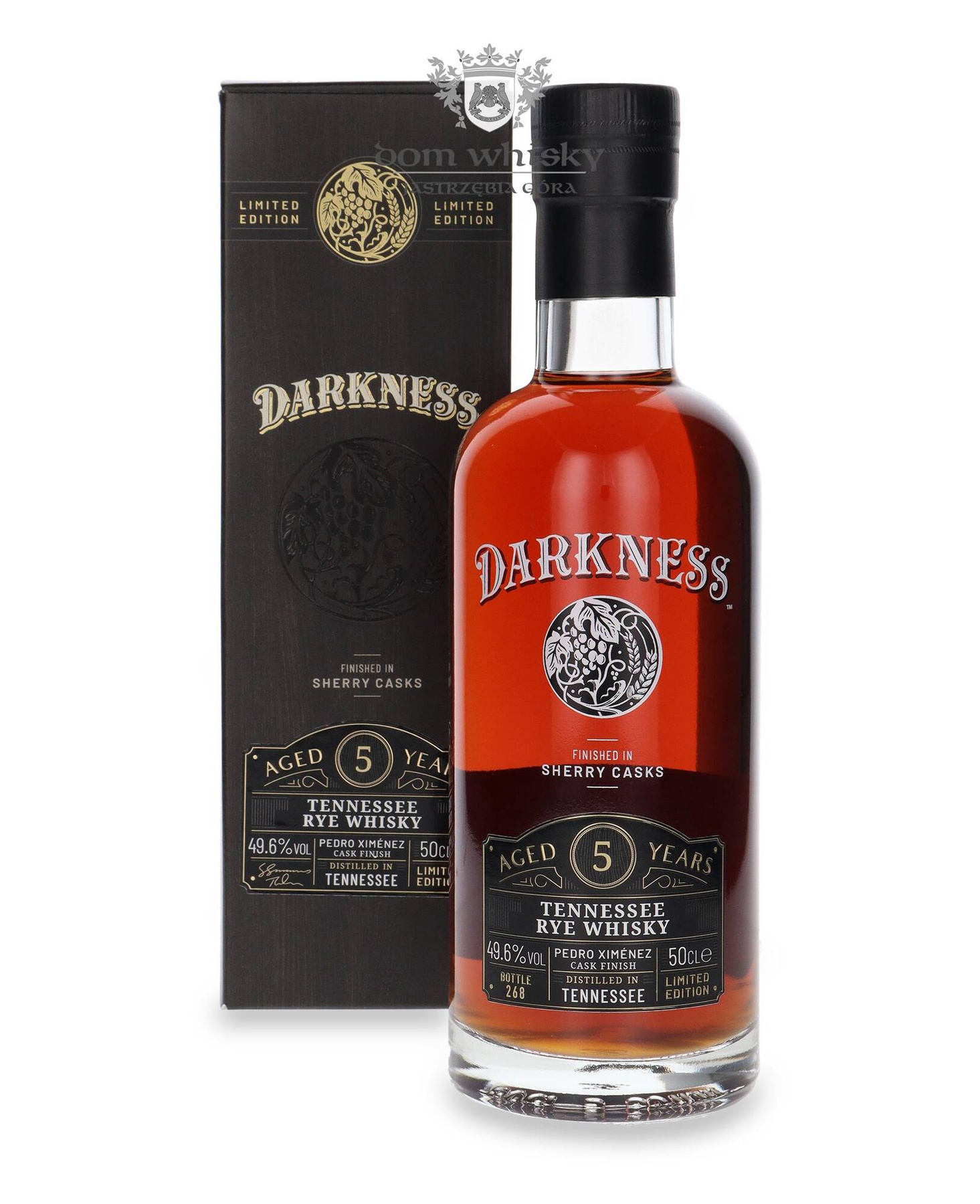 Darkness 5 YO Tennessee Rye Whisky, PX Cask Finish