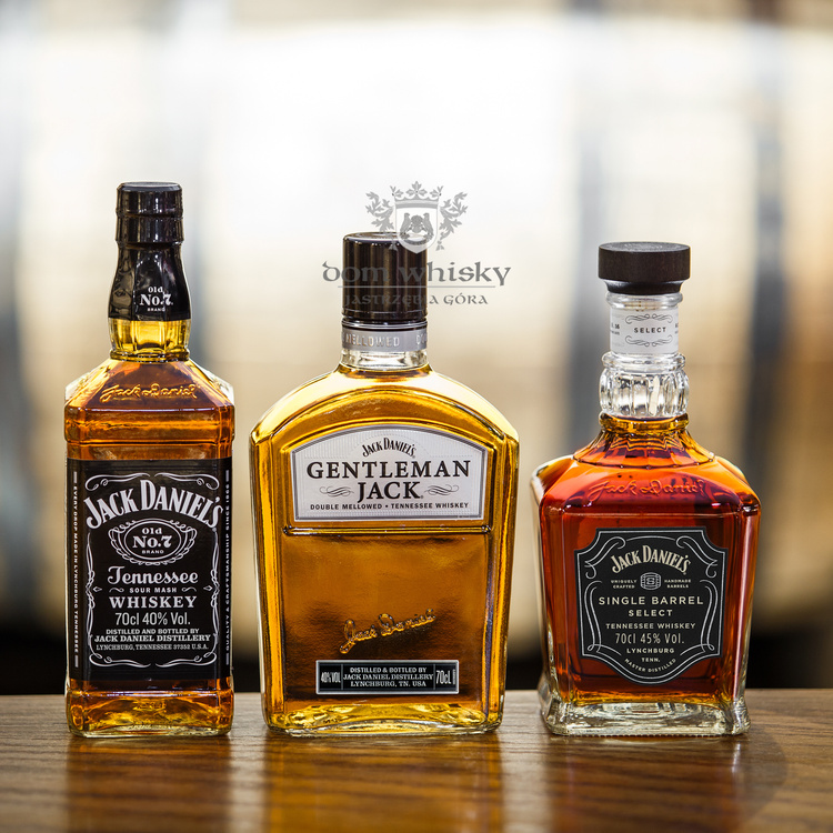 Jack Daniel's Family of Brand’s 3 x 0,7l: 40%,/ 40%, / 45%