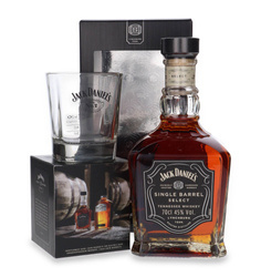 Jack Daniel's Single Barrel Select /45% / 0.7l + Jack Daniel's glass