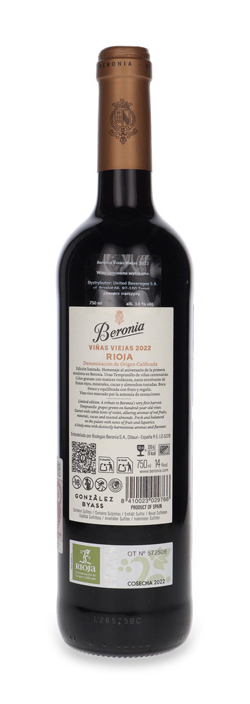 Beronia Vinas Viejas 2022 / 14% /0,75l