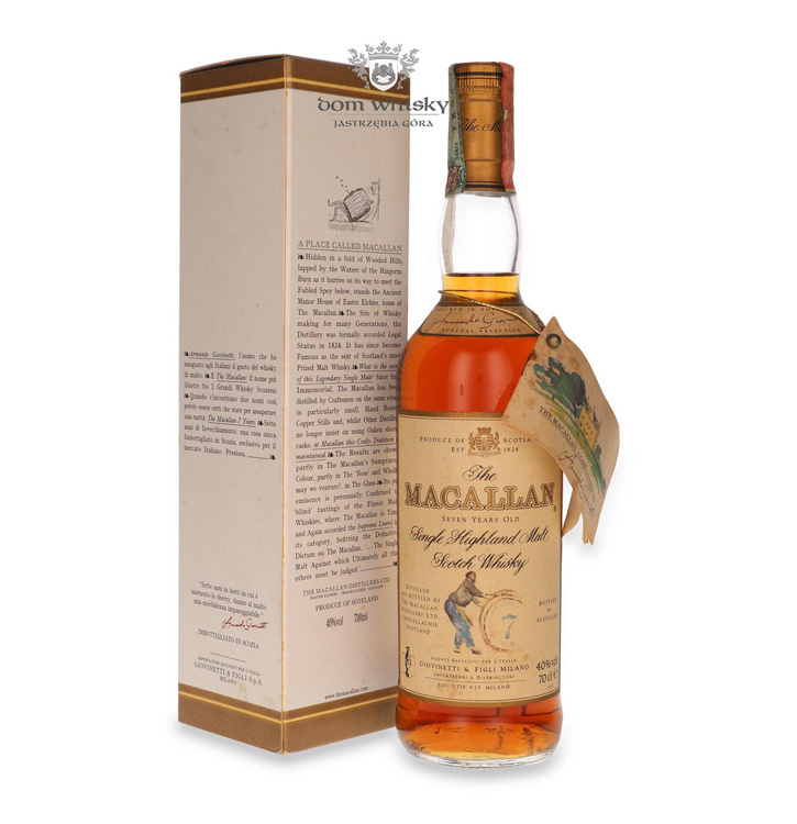 Macallan 7-letni Armando Giovinetti Selection /40%/0,7l