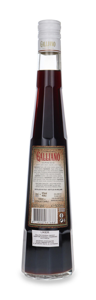 Galliano Espresso Liqueur / 30% / 0,5l
