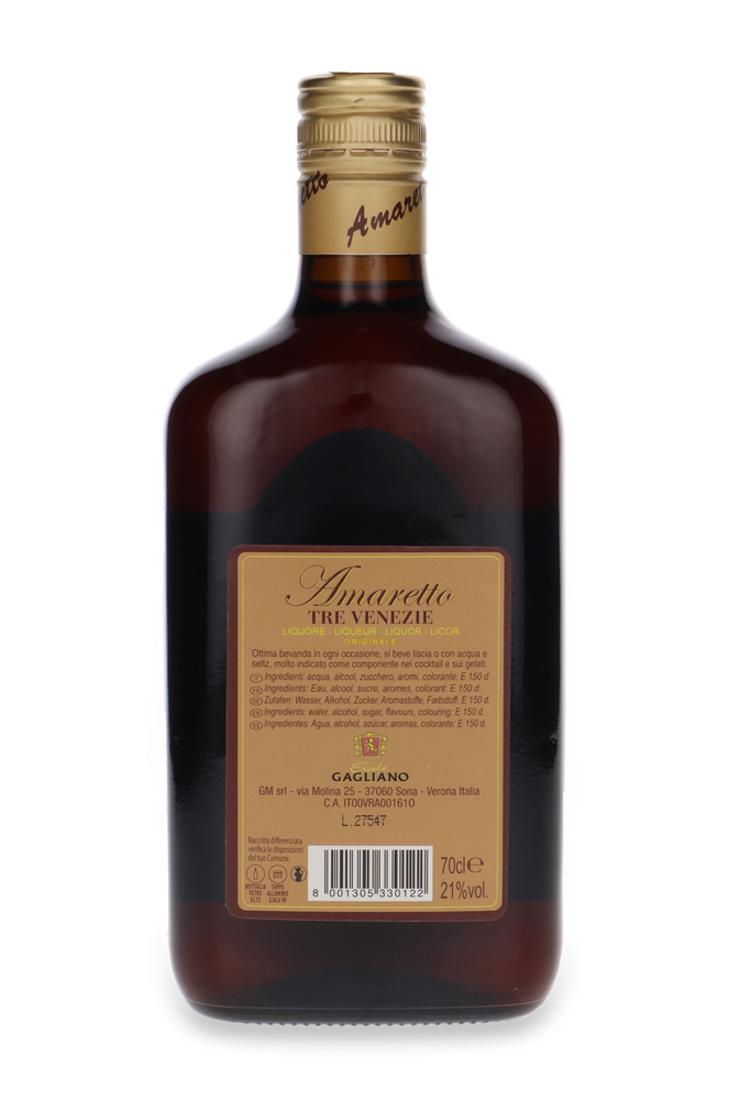 Amaretto Tre Venezie Originale Gagliano / 21% / 0,7l