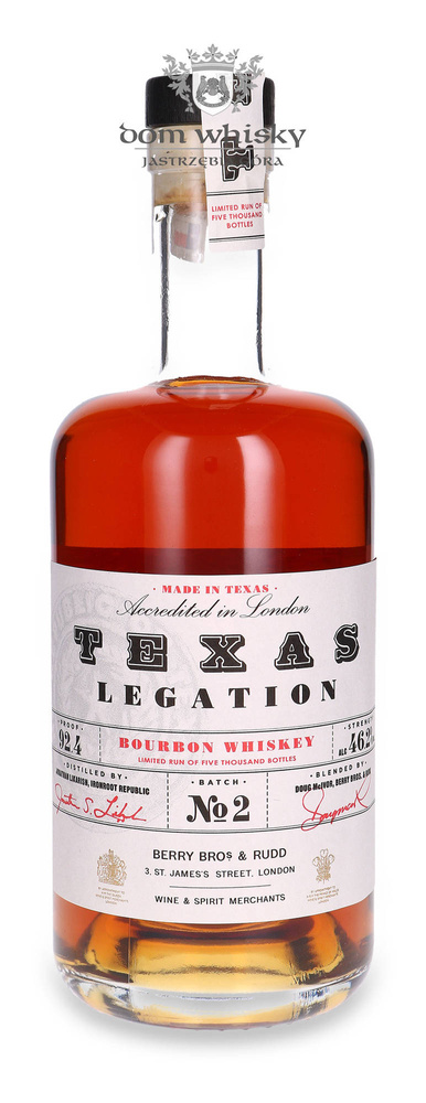 Texas Legation Bourbon Batch No 2 / 46.2% / 0.7l