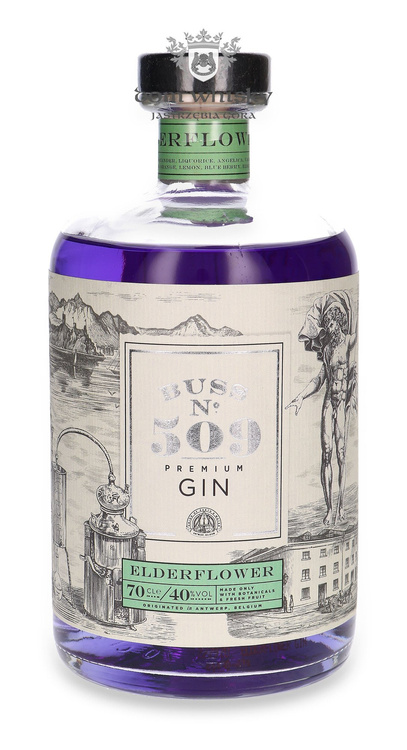 Buss Nº 509 Premium Elderflower Gin /40%/ 0,7l	