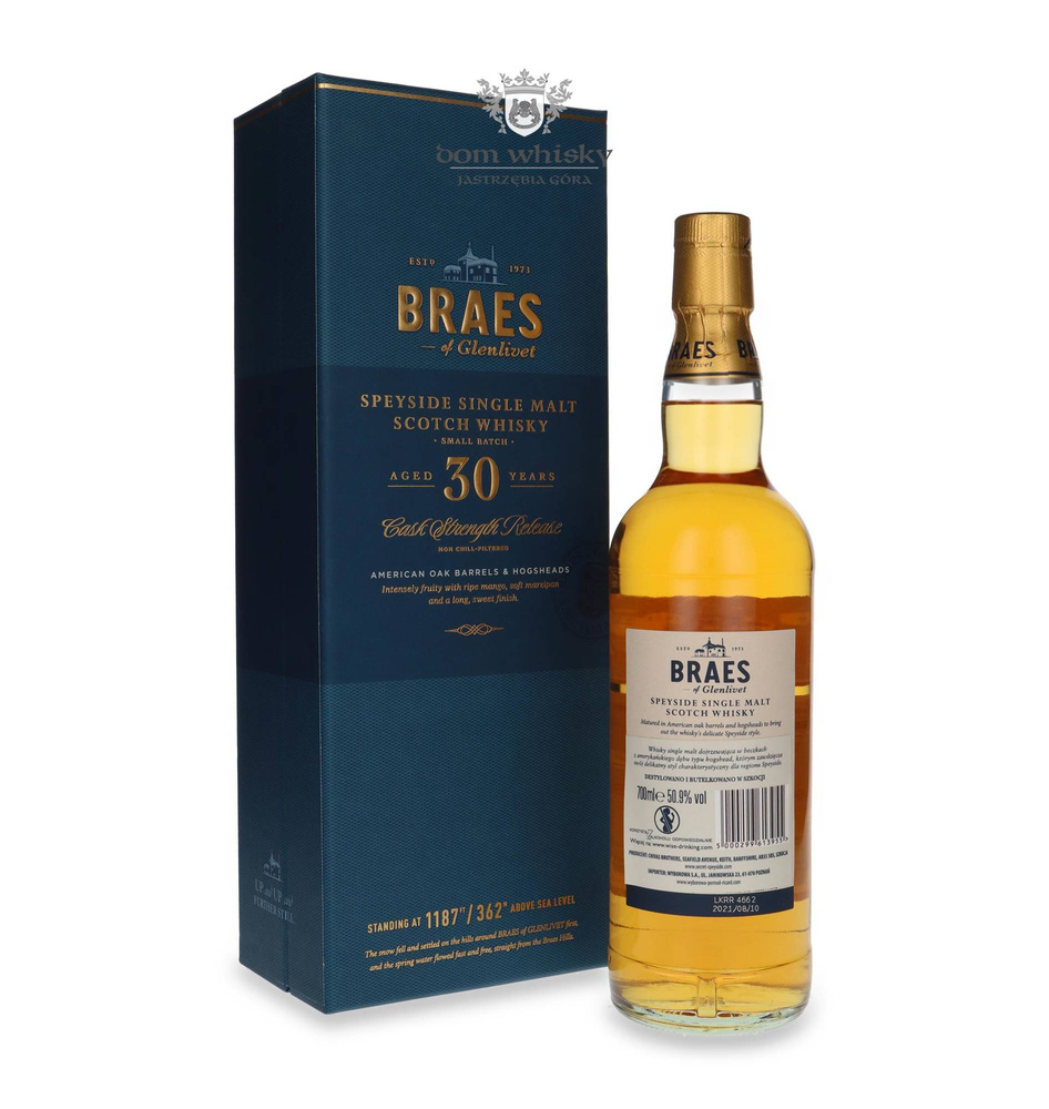 Braes of Glenlivet 30-letni Secret Speyside Collection BG/003 /50,9%/0,7l		