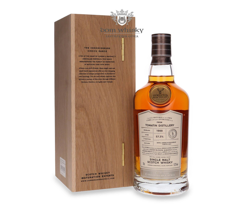 Tomatin 31-year-old (D.1988, B.2020) Connoisseurs Choice / 57.3%/ 0.7l