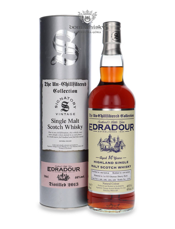 Edradour 10-letni (D.2013, B.2023) Multi Cask Signatory Vintage /46%/0,7l