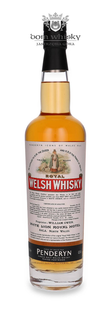 Penderyn Royal Welsh Whisky, Icon of Wales No. 6/50 / 43%/ 0.7l