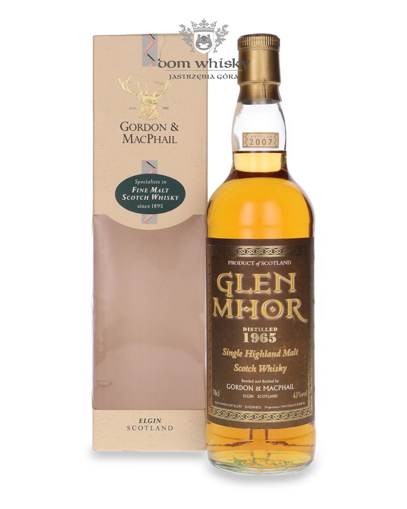 Glen Mhor 1965 (Bottled 2007) Rare Vintage, Gordon &amp; MacPhail / 43%/ 0.7l