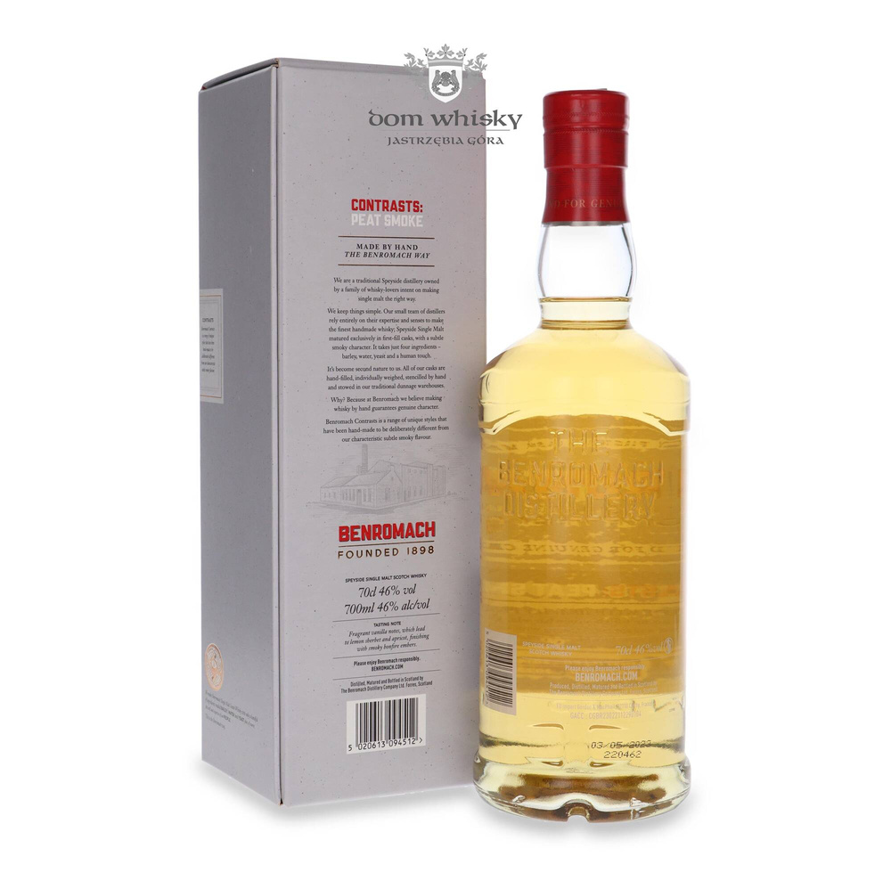 Benromach Contrasts: Peat Smoke (D.2014, B.2023) Bourbon Cask / 46% / 0.7l