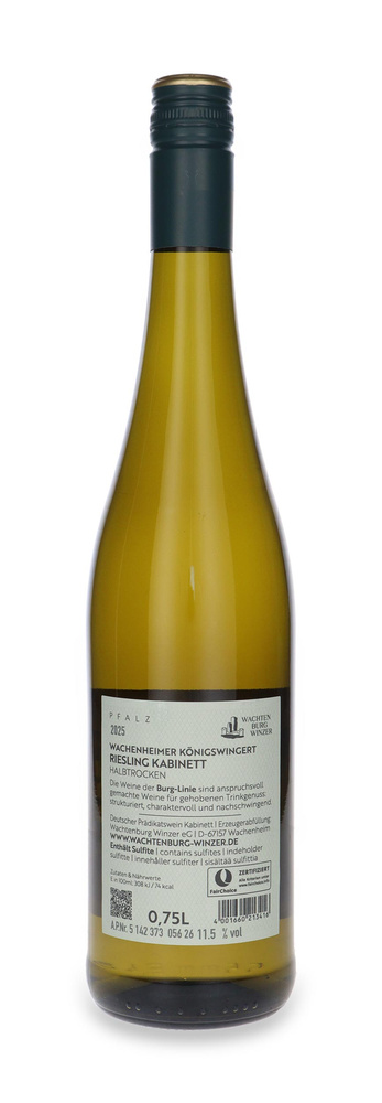 Wachtenburg Winzer Wachenheimer Konigswingert Riesling Kabinett /11,5%/0,75l