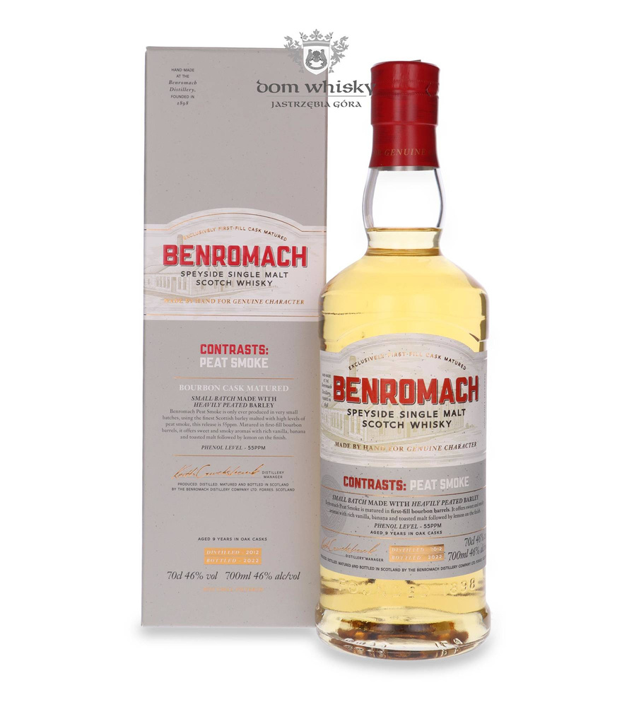 Benromach Contrasts: Peat Smoke (D.2012, B.2022) / 46% / 0,7l