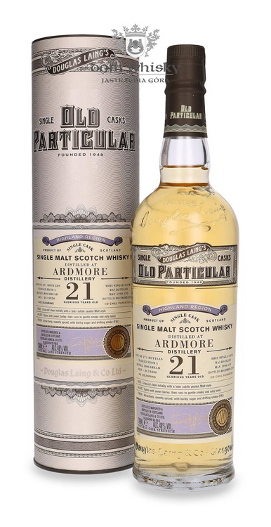 Ardmore 21-letni (D.1998, B.2019) Douglas Laing’s Old Particular / 48%/ 0,7l