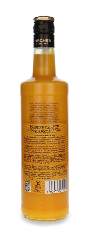 Pircher Bombardino Liquore / 17% / 0,7l