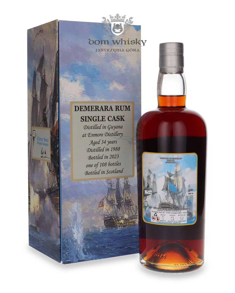 Demerara 34-year-old (D.1988, B.2023) Silver Seal Rum / 47.9% / 0.7l