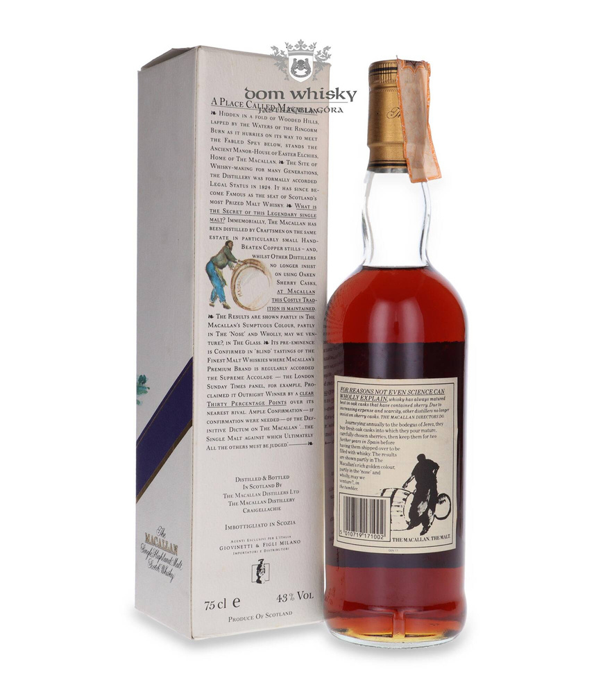 Macallan 18 Year Old (Distilled 1967) Sherry Wood / 43% / 0.75l