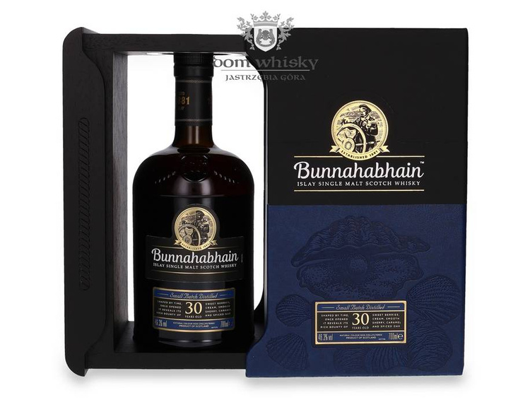 Bunnahabhain 30-letni Small Batch Distilled / 46,3%/ 0,7l		