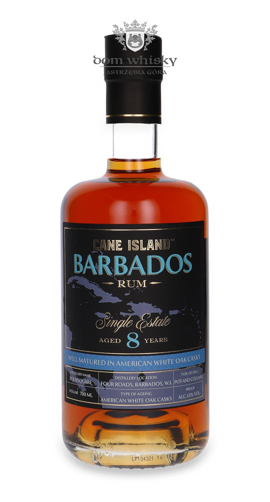 Cane Island 8-year-old Barbados Rum / 43% / 0.7l