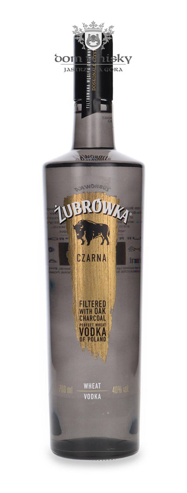 Wódka Żubrówka Czarna / 40% / 0,7l