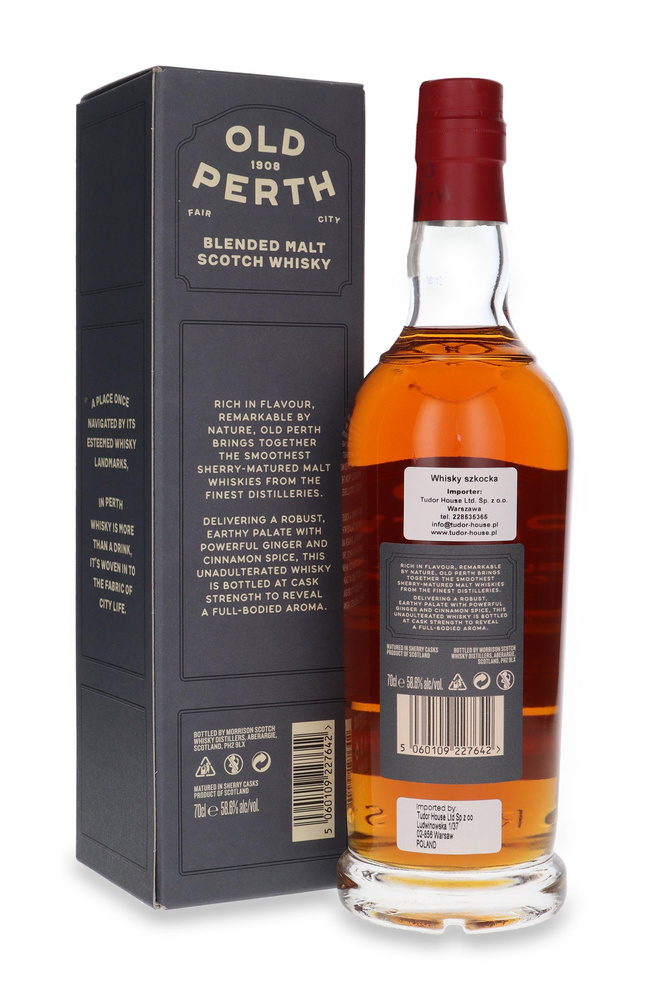 Old Perth Blended Malt Cask Strength, Matured in Sherry Casks / 58,6%/ 0,7l 	