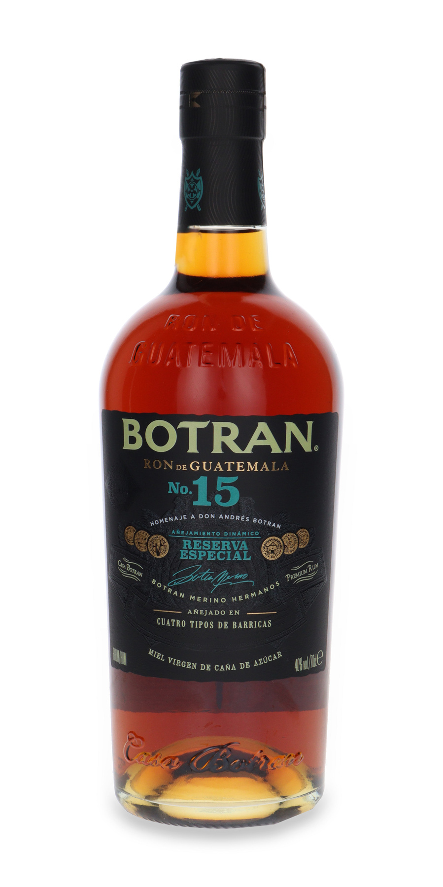 Botran Reserva Especial No.15 Rum 40% 0,7l Guatemala