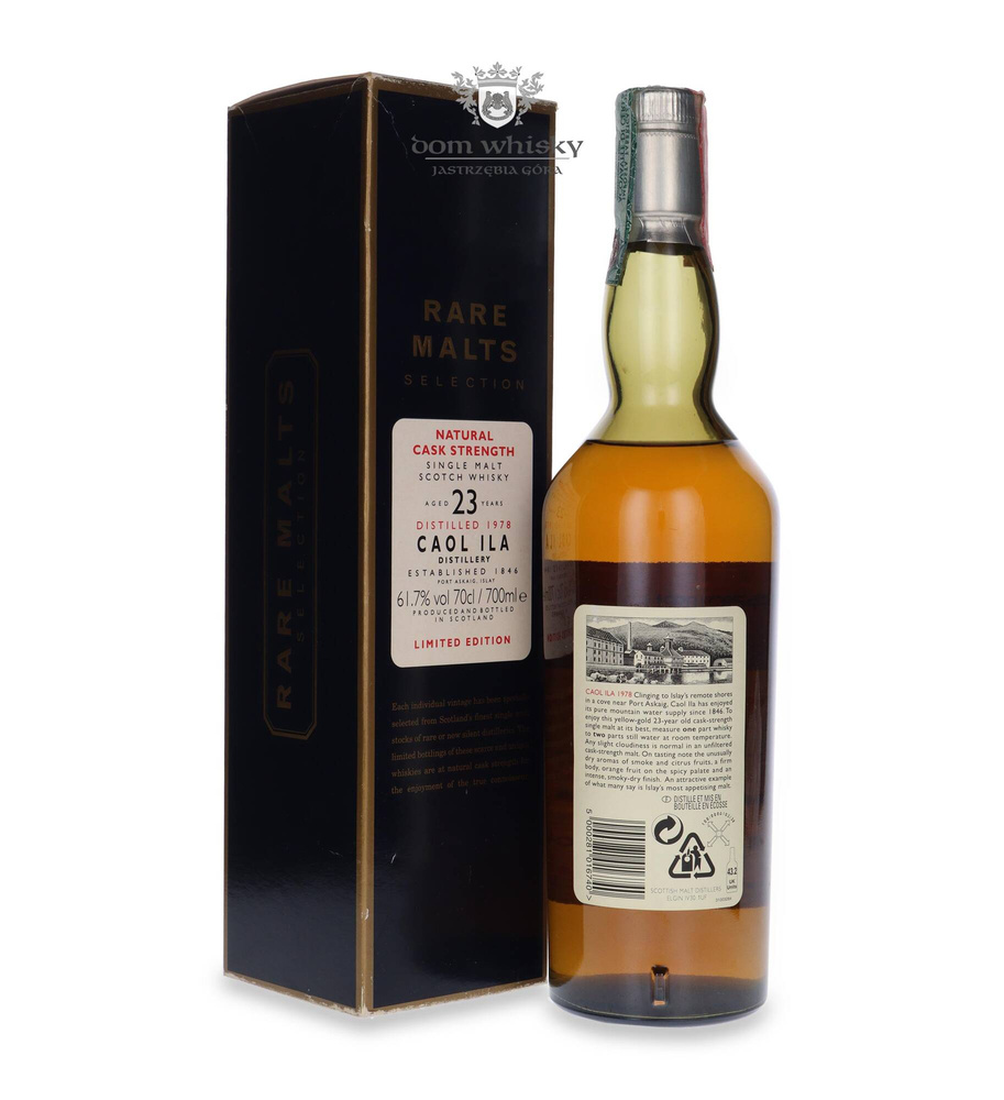 Caol Ila 23-letnia (D.1978, B.2002) Rare Malts / 61,7% / 0,7l