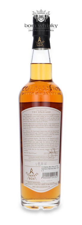 Compass Box Story of The Spaniard Blended Malt / 43%/ 0,7l